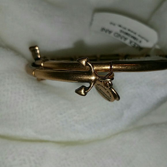 Alex and Ani Anchor Wrap Bracelet - Picture 3 of 6